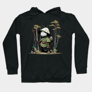 Wandering Samurai through the forest Hoodie